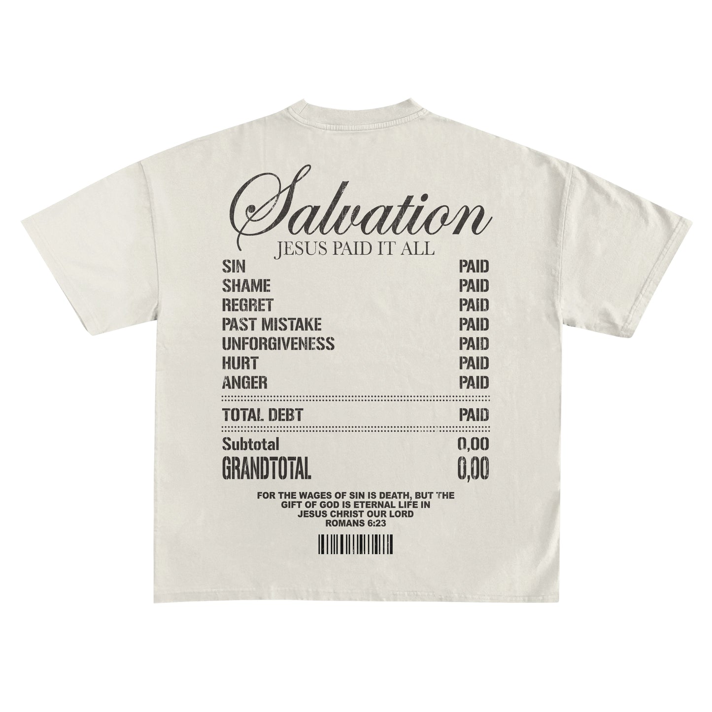 Jesus Paid It All Salvation Tee Unisex Tee