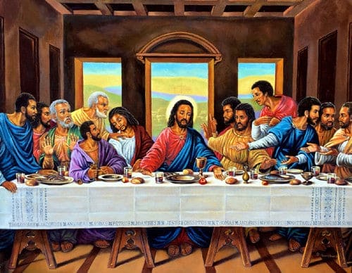 Everybody Eats Last Supper Glitter Hoodie (Unisex) It Clothing Wear LLC