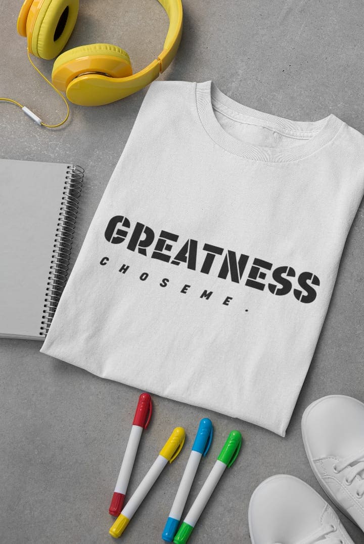 GREATNESS CHOSE ME KIDS TEE It Clothing Wear LLC