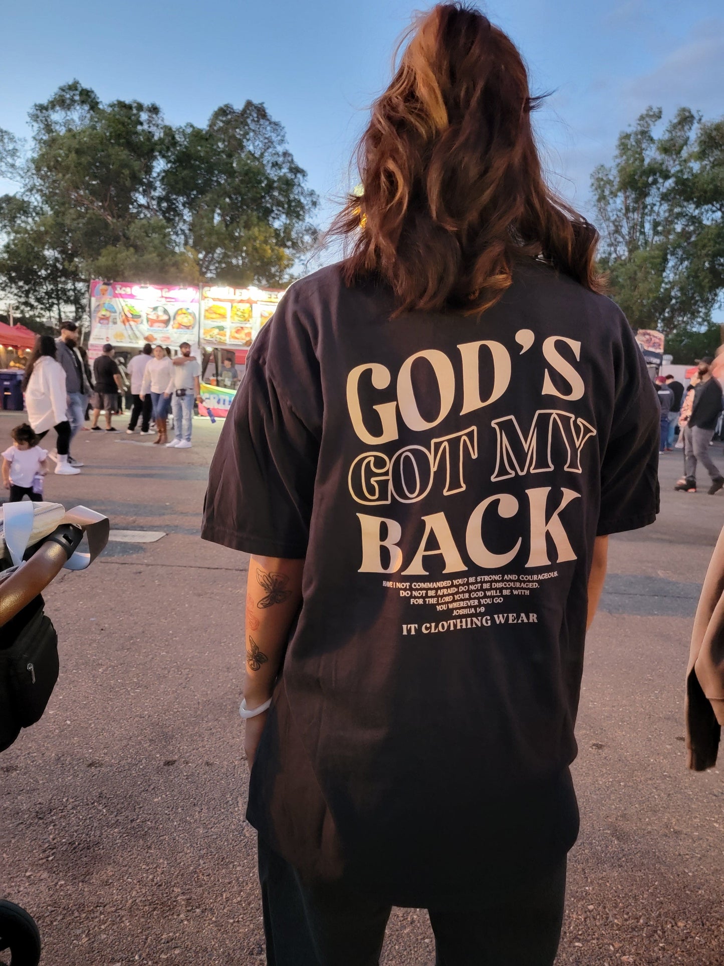 God's Got My Back Unisex Tee It Clothing Wear LLC
