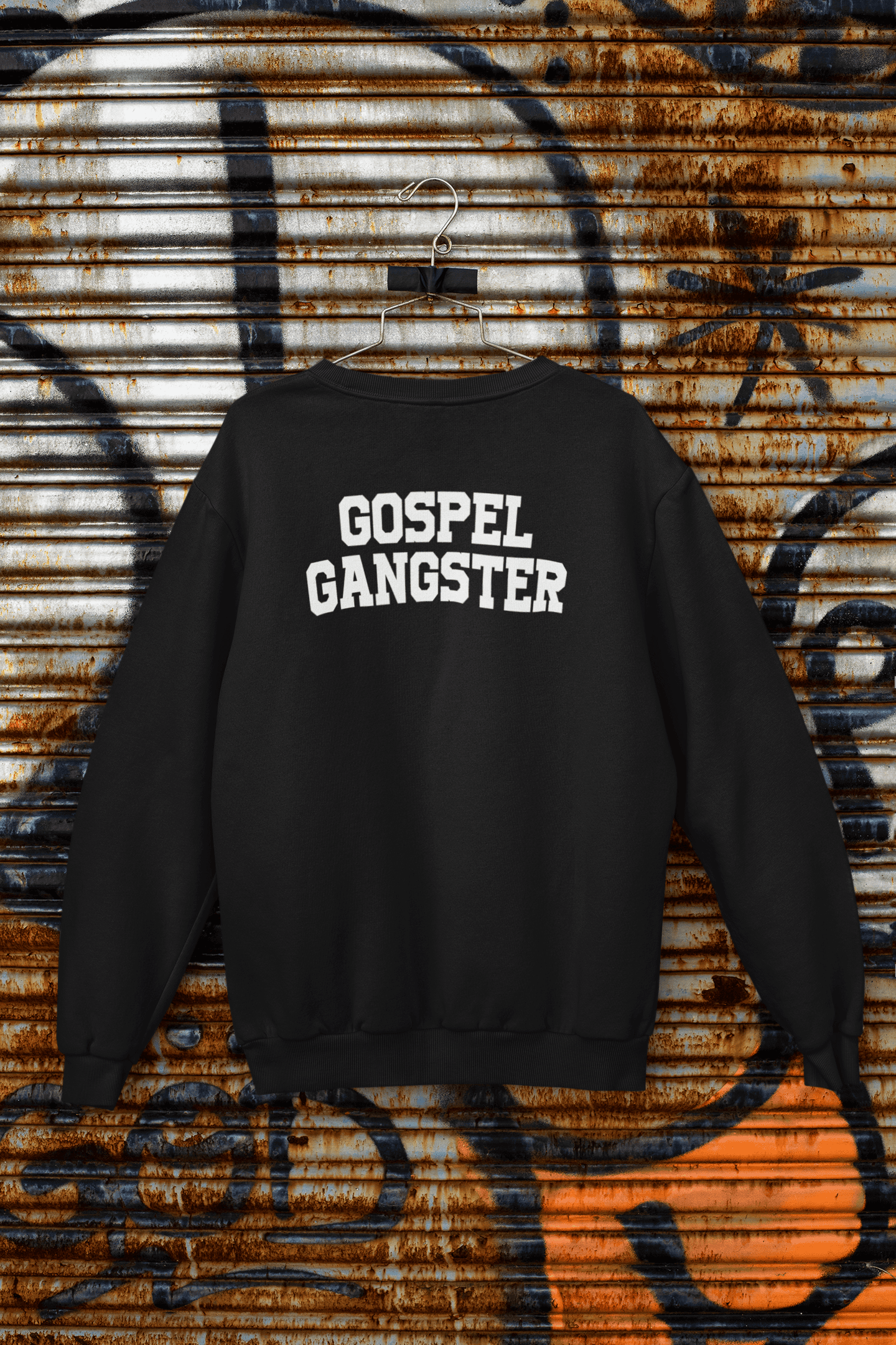 Gospel Gangster Crewneck Sweatshirt (UNISEX) It Clothing Wear LLC