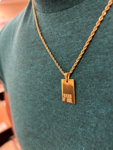 LMTD || 18K GOLD PLATED FRIEND OF GOD CHAIN