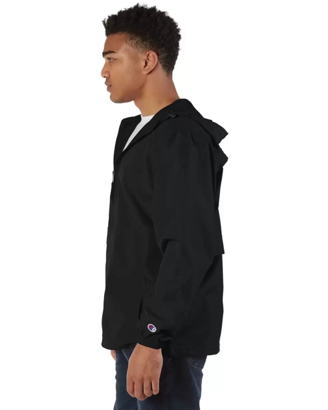 JESUS LOVES YOU. Reflective Logo Champion Wind Breaker (UNISEX) It Clothing Wear LLC