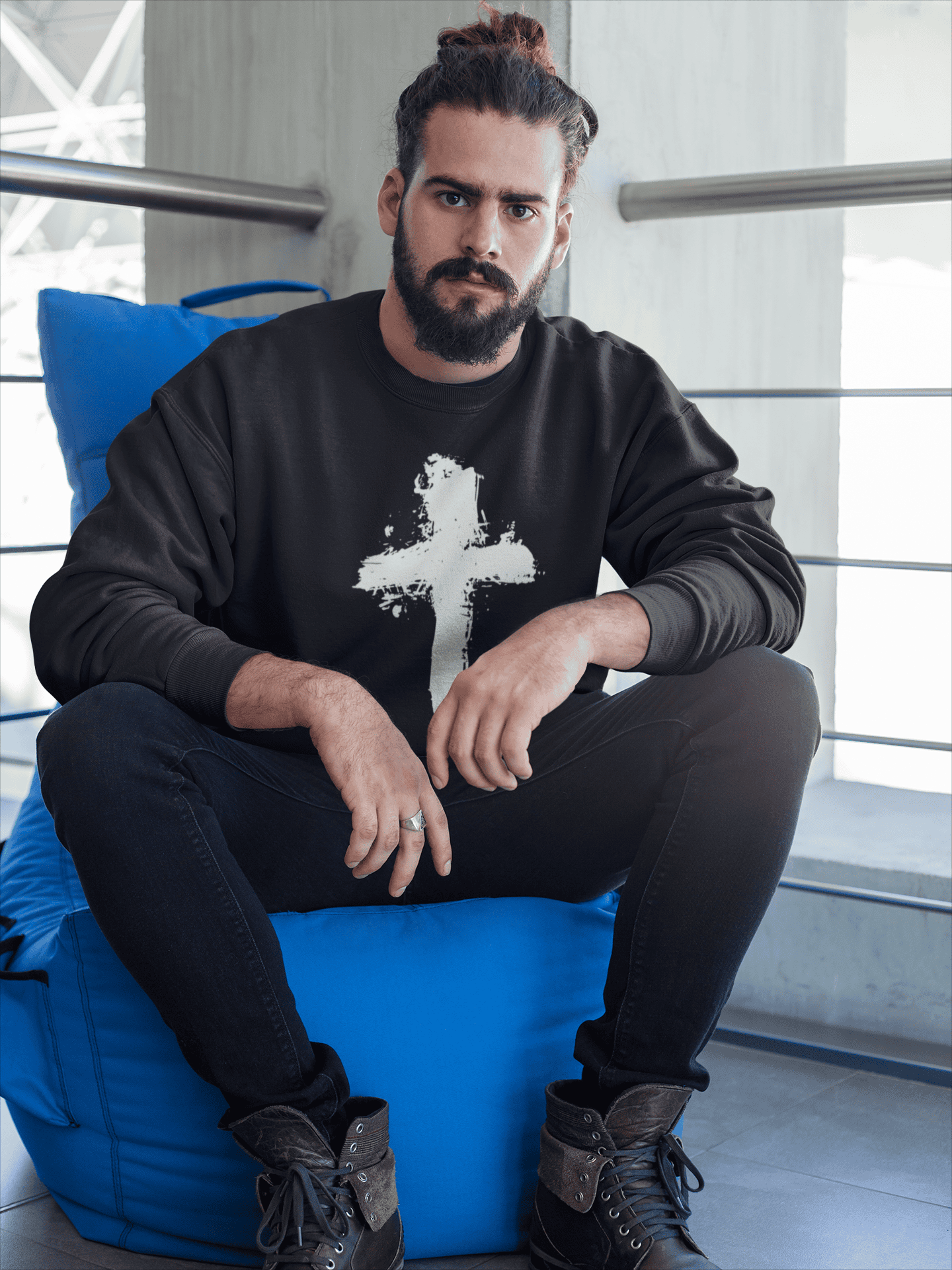 Jesus Died For Me CREWNECK SWEATSHIRT (UNISEX) It Clothing Wear LLC