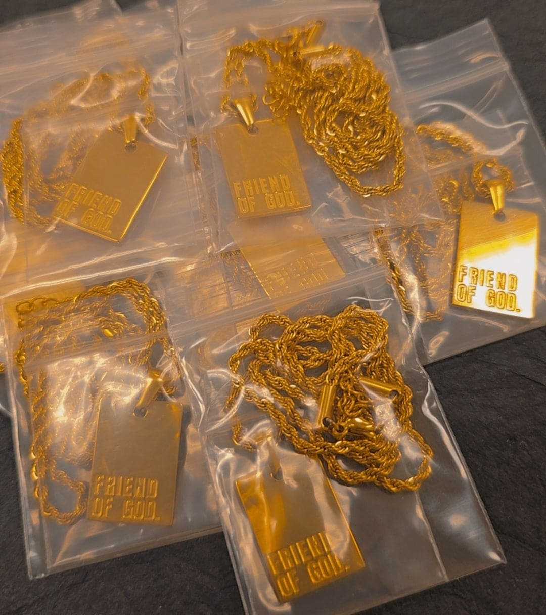 LMTD || 18K GOLD PLATED FRIEND OF GOD CHAIN