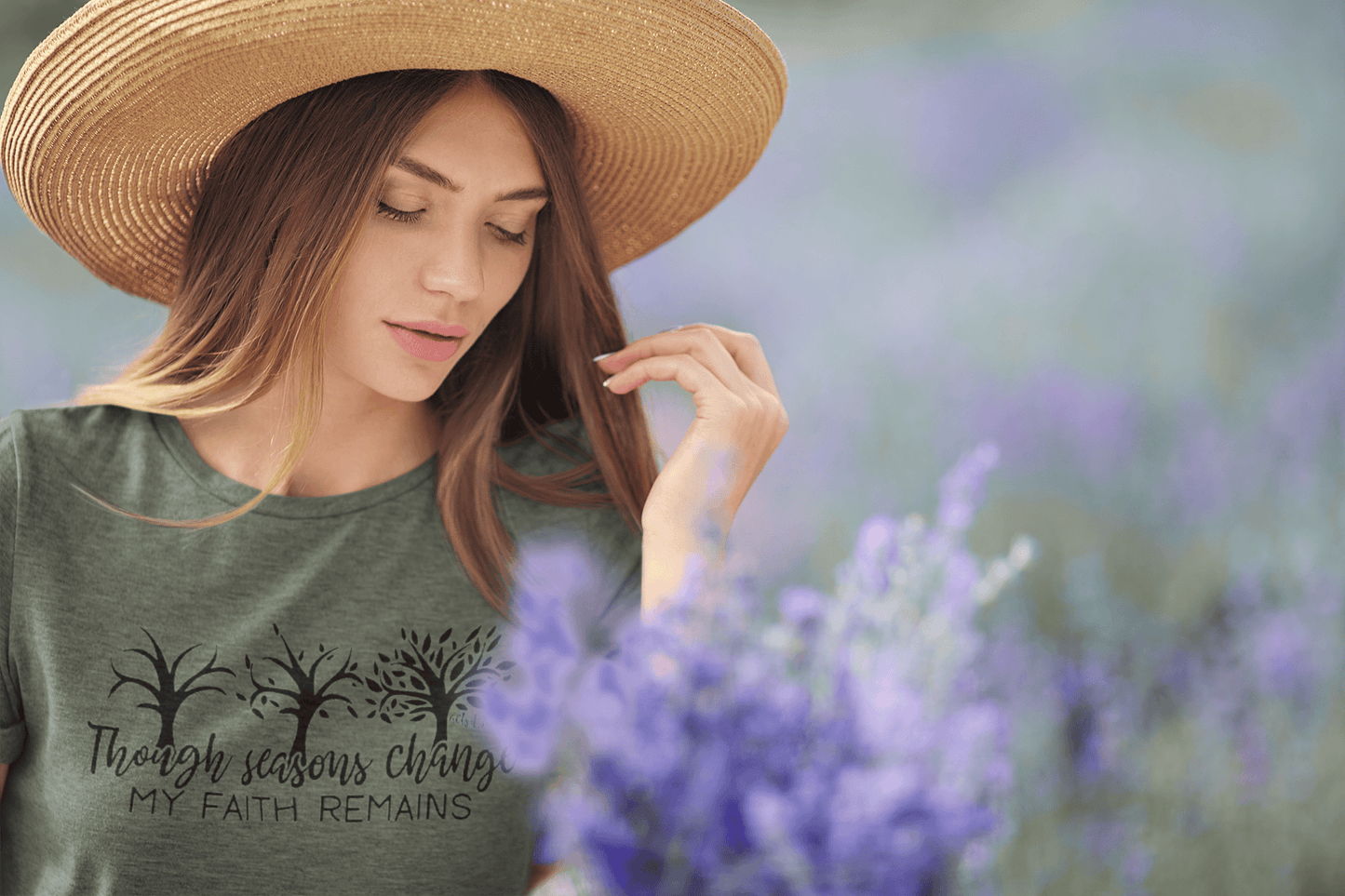 Though Seasons Change My Faith Remains Unisex Tee It Clothing Wear LLC