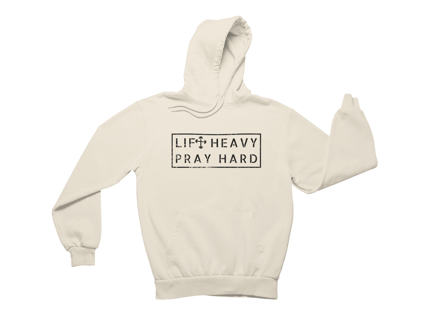 Lift Heavy Pray Hard (Unisex) Gym Hoodie