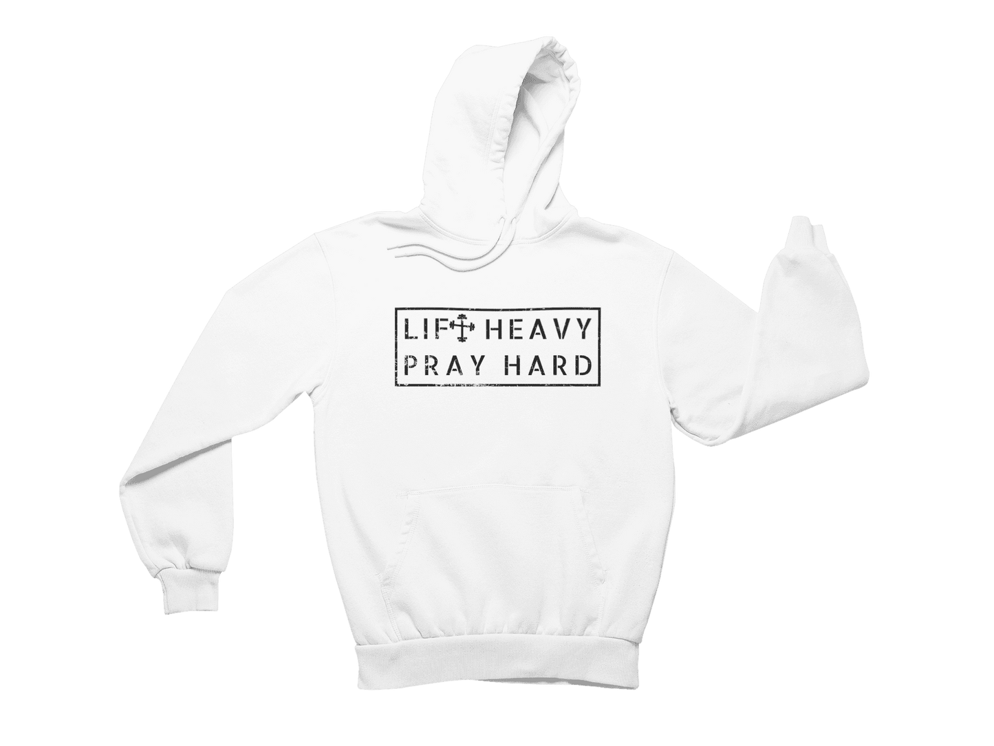 Lift Heavy Pray Hard (Unisex) Gym Hoodie