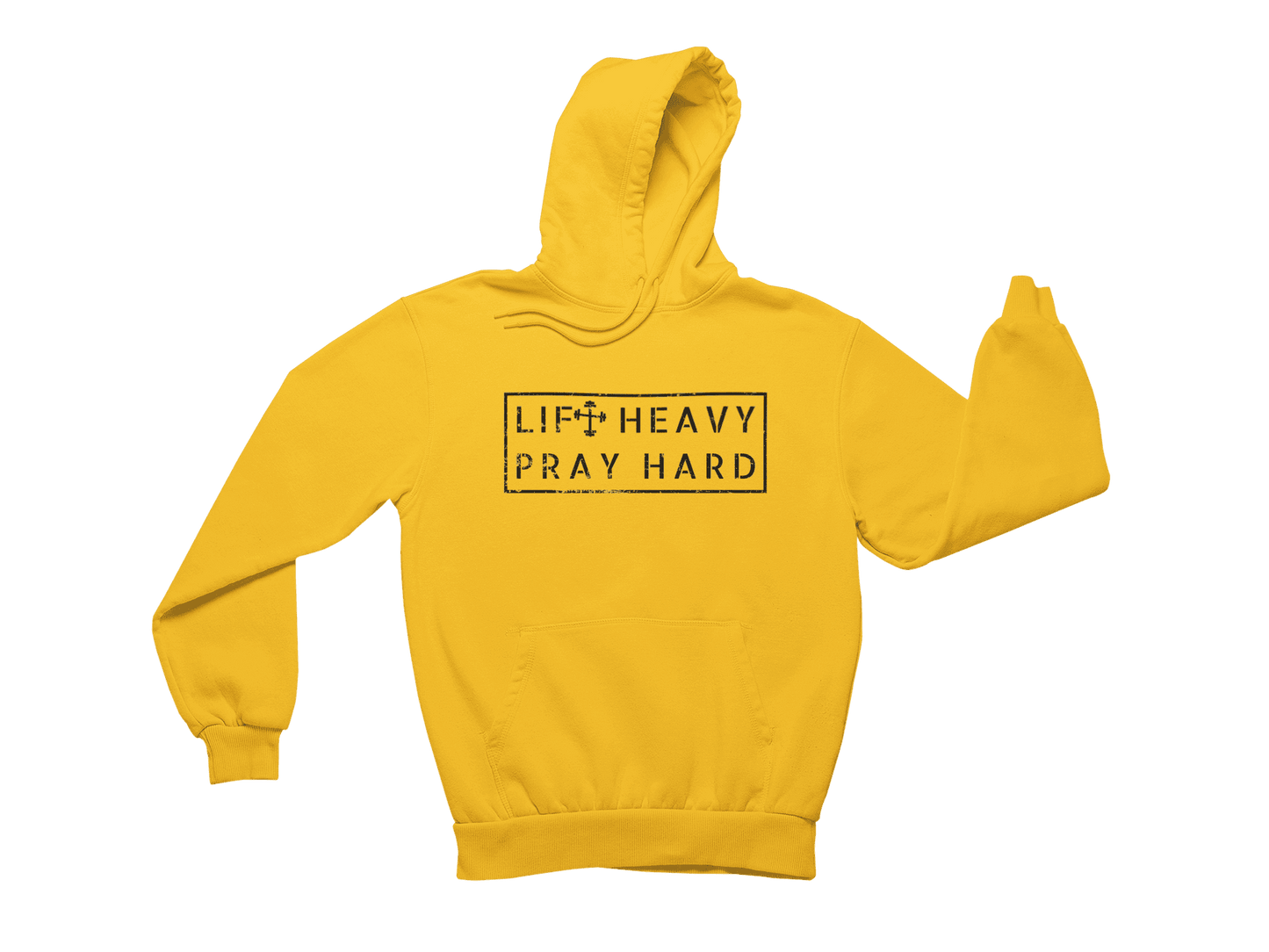 Lift Heavy Pray Hard (Unisex) Gym Hoodie