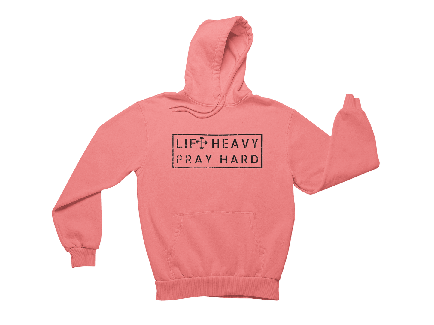 Lift Heavy Pray Hard (Unisex) Gym Hoodie