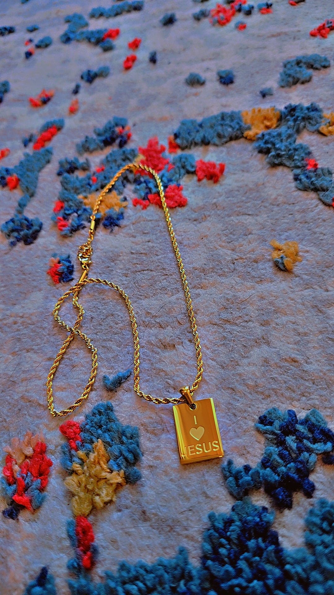 LMTD || 18K GOLD PLATED I ❤️ JESUS CHAIN