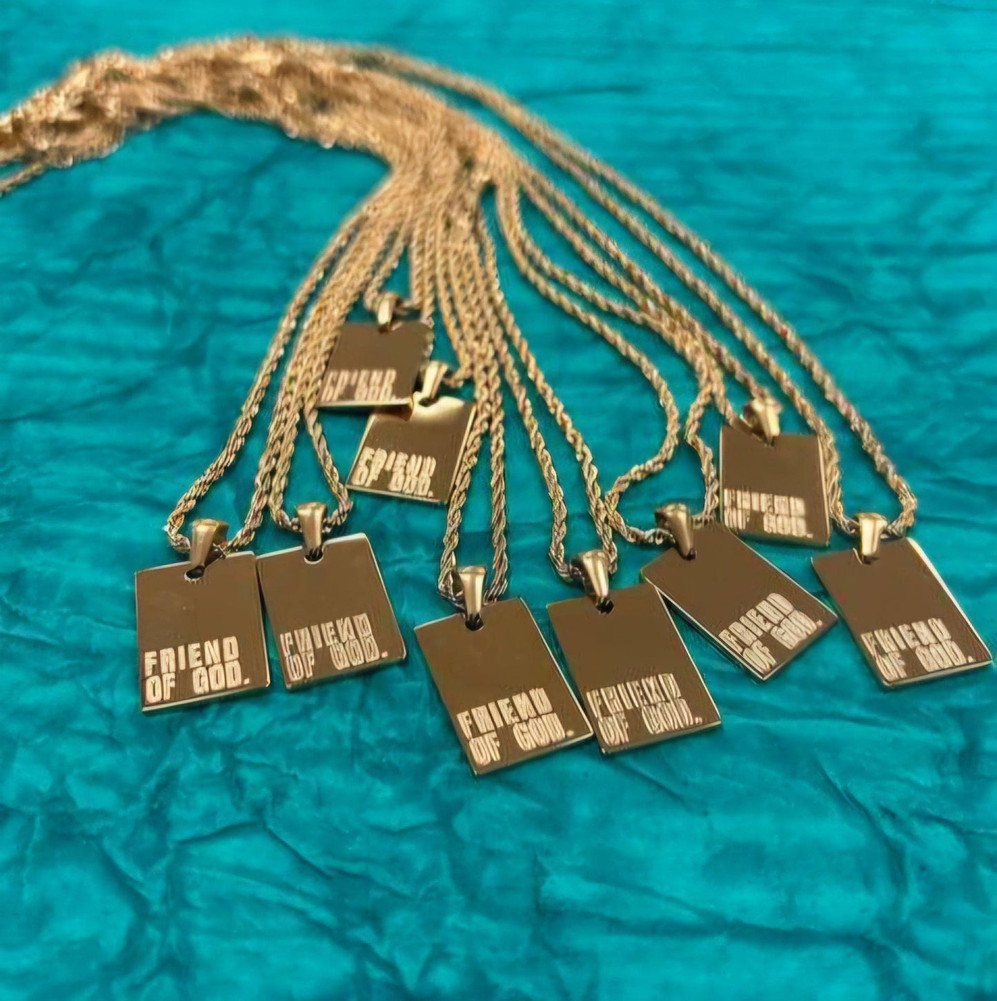 LMTD || 18K GOLD PLATED FRIEND OF GOD CHAIN