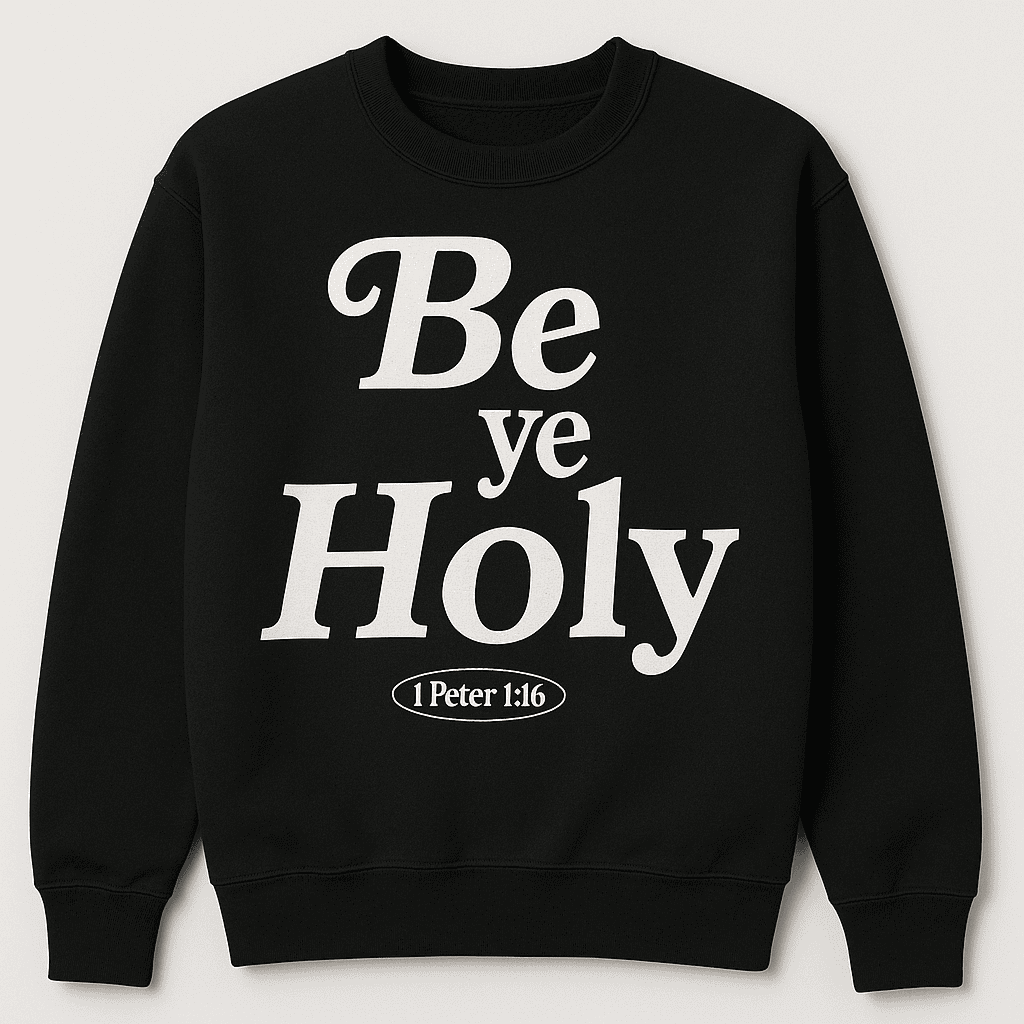 Be Ye Holy Holy 🖤 Sweatshirt (UNISEX)
