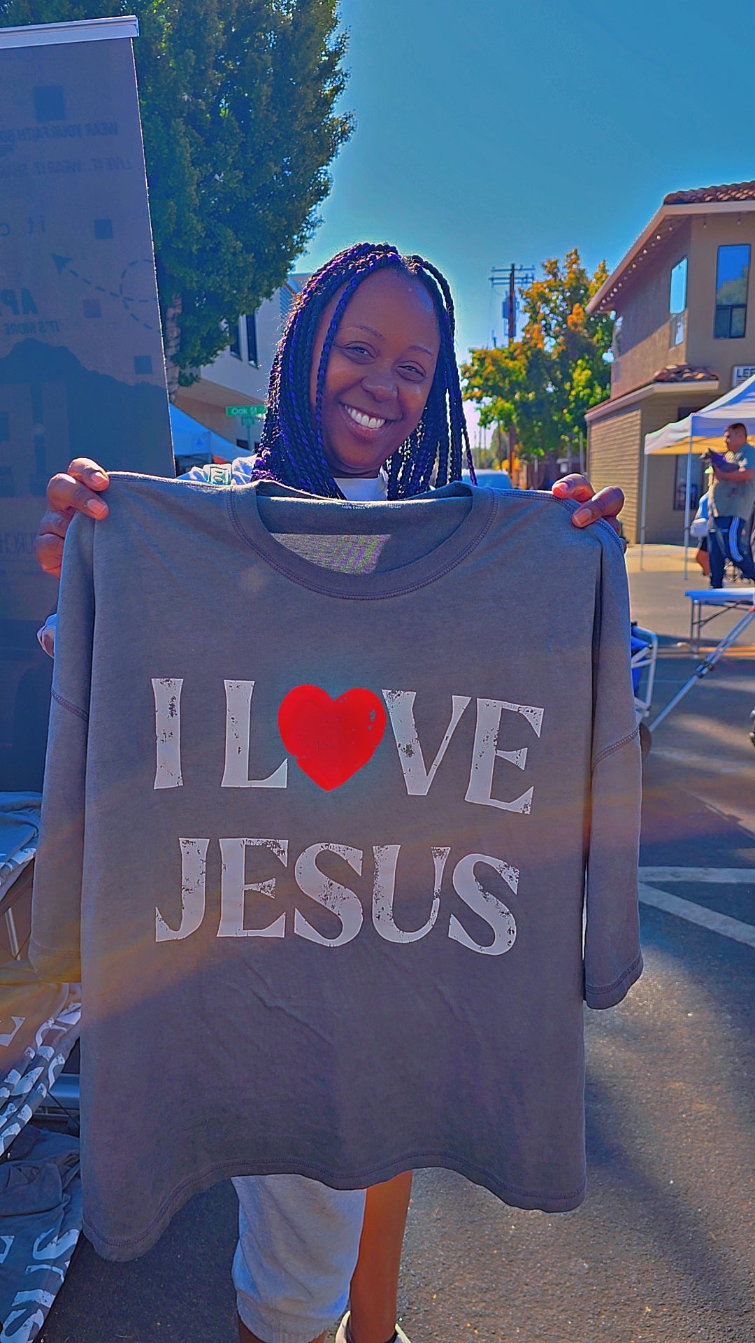 New Drop I Love Jesus Baggy/Boxy Unisex Crop Top Tee
