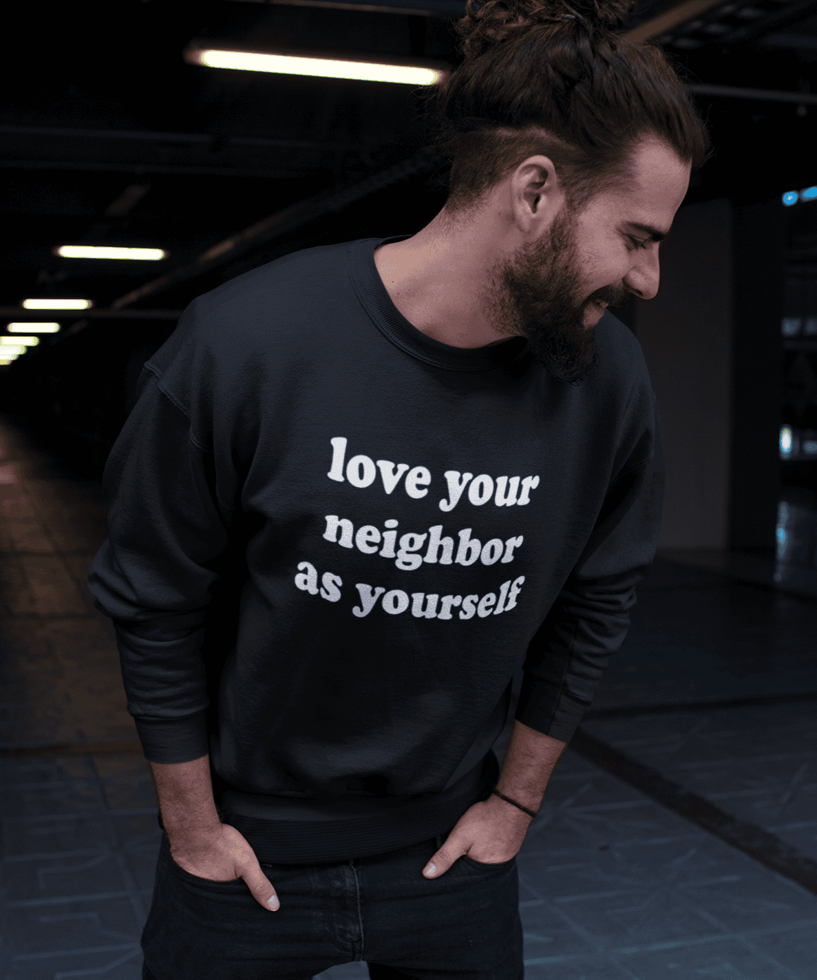Love your neighbor as yourself CREWNECK SWEATSHIRT (UNISEX)