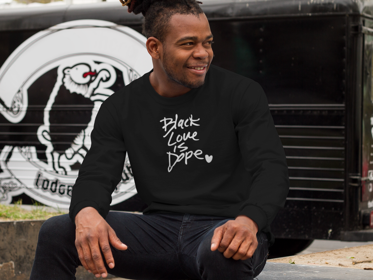 Black Love is Dope CREWNECK SWEATSHIRT (UNISEX)