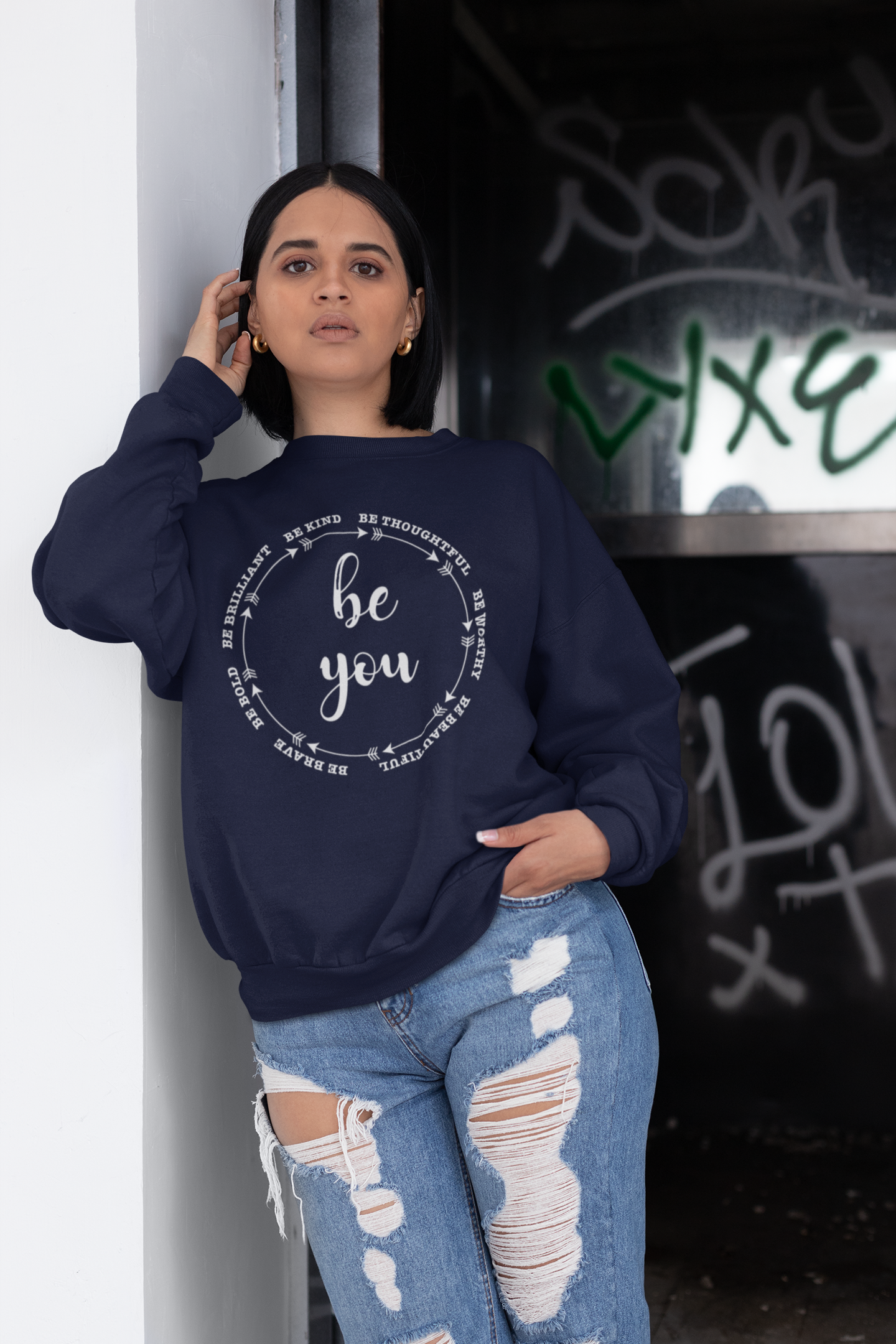 Be You Crewneck Sweatshirt (Unisex) It Clothing Wear LLC