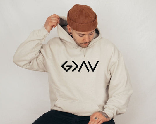 God is Greater Than The Highs and Lows Hoodie (Unisex) It Clothing Wear LLC