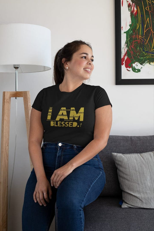 I Am Blessed Statement Womens Tee It Clothing Wear LLC