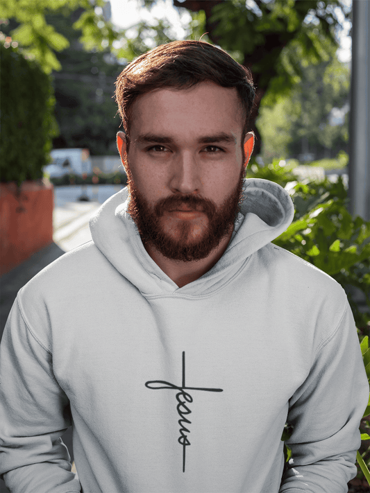 Jesus Cursive Hoodie (Unisex) It Clothing Wear LLC