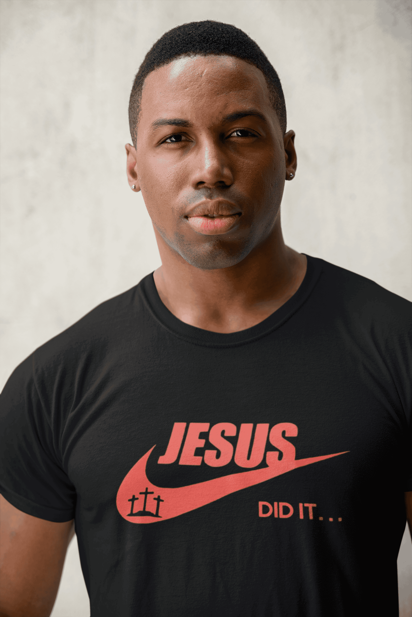 Jesus Did It (Red) Unisex TEE It Clothing Wear LLC