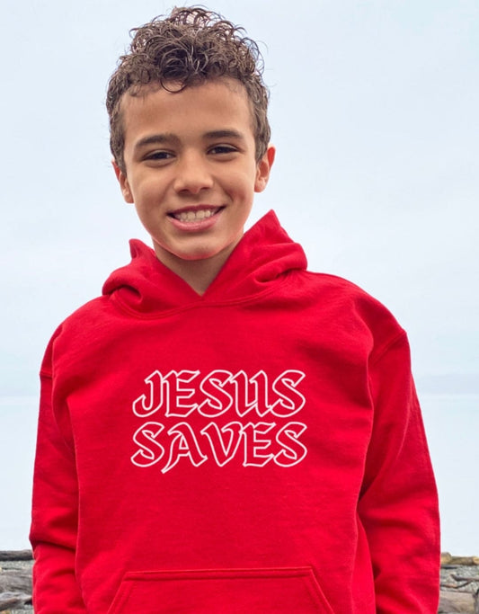 Jesus Saves Youth Hoodie It Clothing Wear LLC