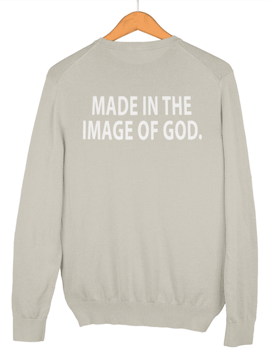 MADE IN THE IMAGE OF GOD CREWNECK SWEATSHIRT  (UNISEX) It Clothing Wear LLC
