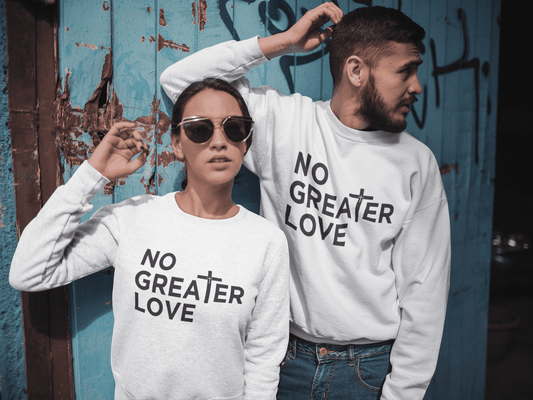 No Greater Love CREWNECK SWEATSHIRT  (UNISEX) It Clothing Wear LLC