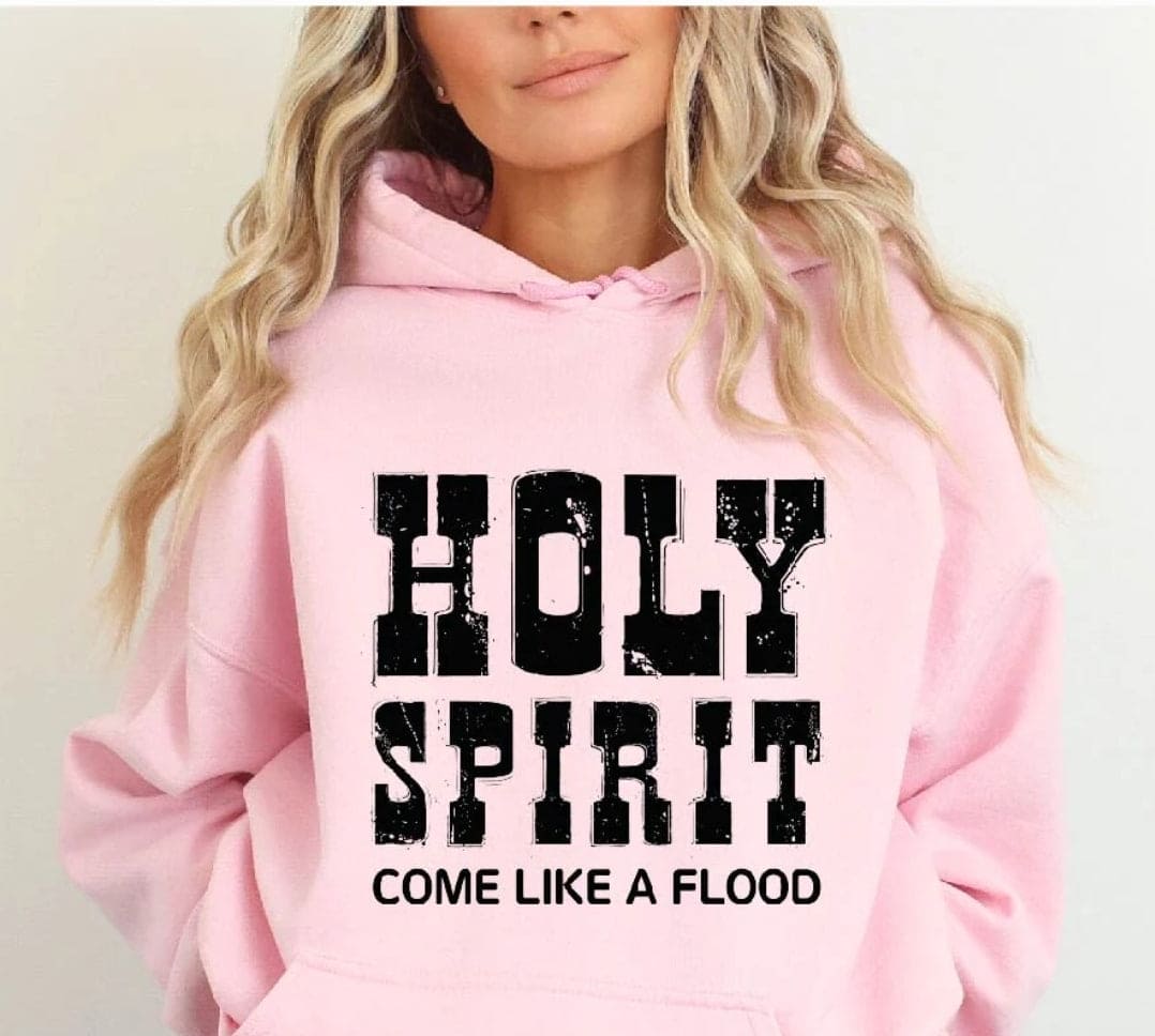Holy Spirit Come Like A Flood Hoodie