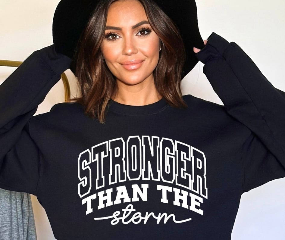 Stronger than the Storm Unisex Crewneck Sweatshirt