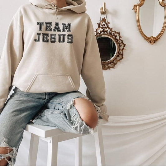 TEAM JESUS Hoodie (Unisex) It Clothing Wear LLC