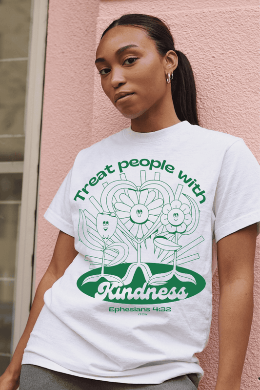 Treat People With Kindness Unisex Mid-weight Tee It Clothing Wear LLC