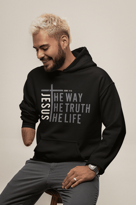 Jesus The Way, The Truth, The Life Hoodie (Unisex)