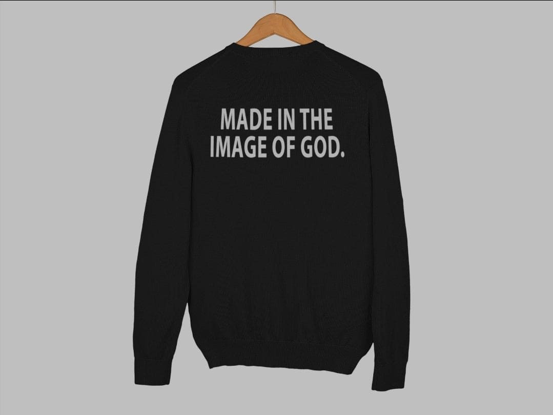 MADE IN THE IMAGE OF GOD CREWNECK SWEATSHIRT  (UNISEX)