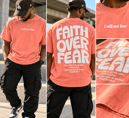 Faith over Fear Oversized Tee