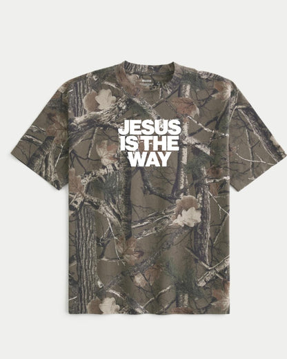 Jesus is  the way Unisex Boxy Tee
