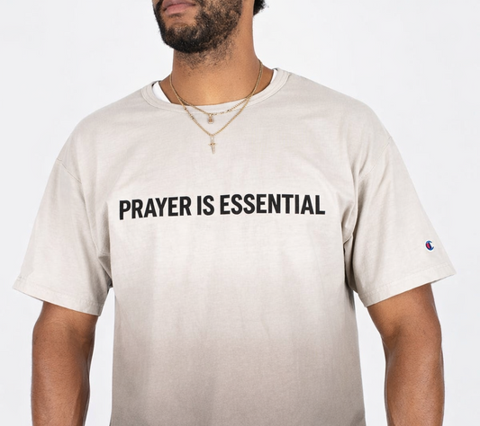 Prayer Is Essential – Champion® Ombre Tee