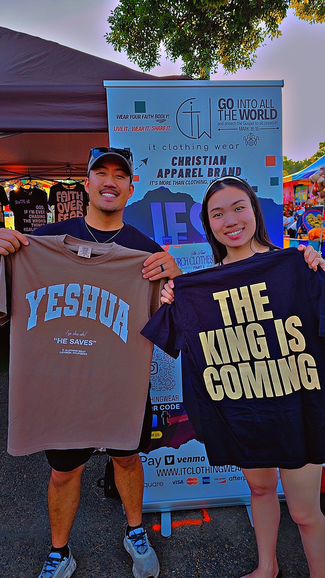 Yeshua – He Saves (Comfort Colors® Tee)