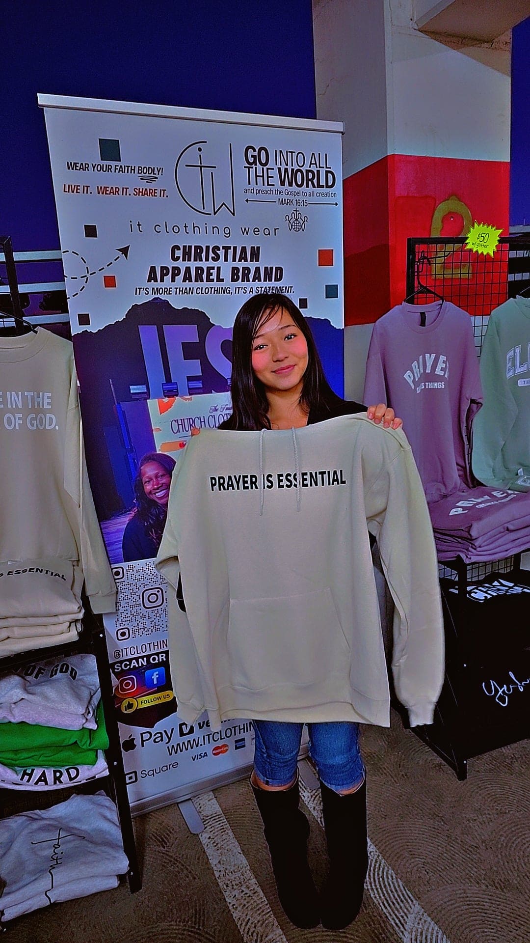 Prayer is Essential in Sand (UNISEX)