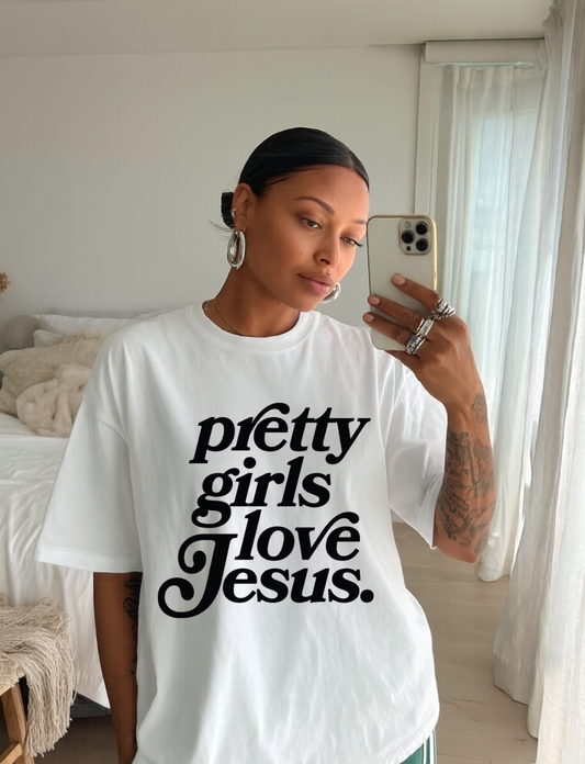Pretty Girls Love Jesus Tee