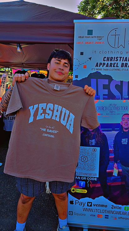 Yeshua – He Saves (Comfort Colors® Tee)