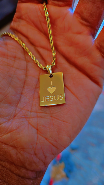 (Copy) LMTD || 18K GOLD PLATED I ❤️ JESUS CHAIN