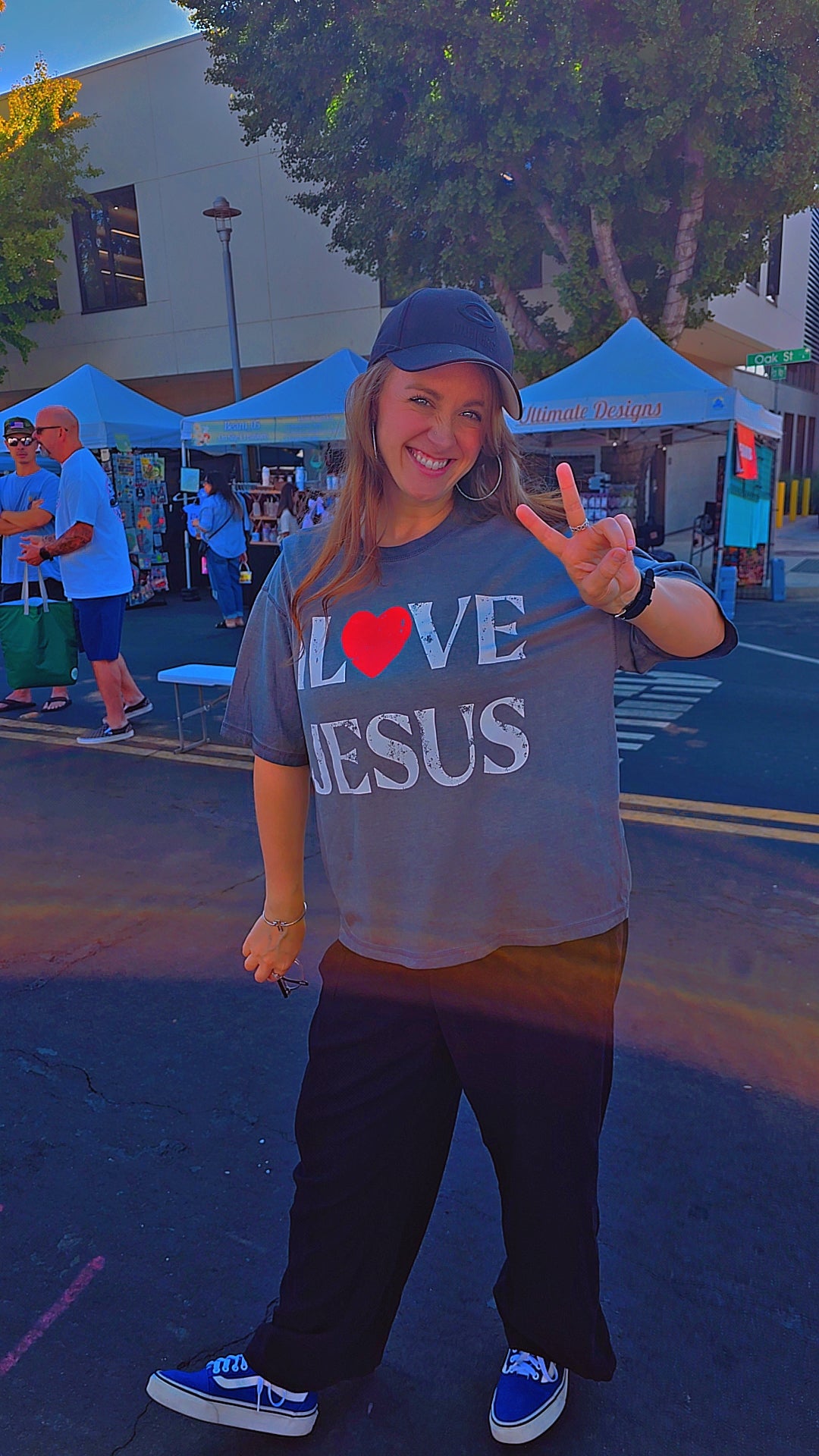 New Drop I Love Jesus Baggy/Boxy Unisex Crop Top Tee