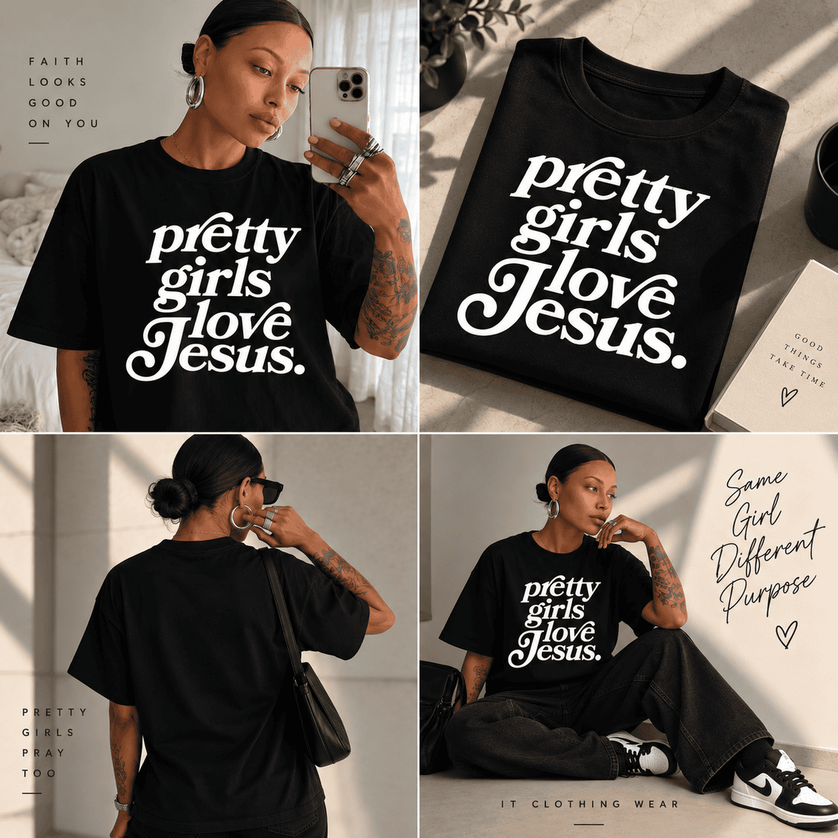 Pretty Girls Love Jesus Tee