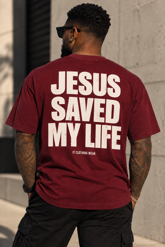 JESUS SAVED MY LIFE Unisex Tee