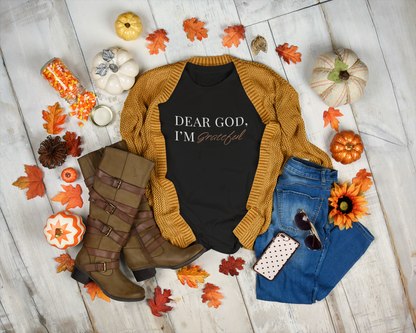 Dear God, I'm Grateful Fall Tee