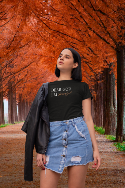 Dear God, I'm Grateful Fall Tee